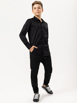 חולצה מכופתרת מחוייטת