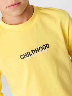 טישרט שרוולים ארוכים לילד CHILDHOOD