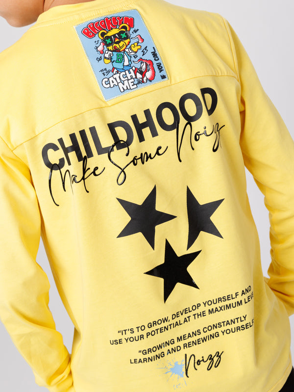 טישרט שרוולים ארוכים לילד CHILDHOOD