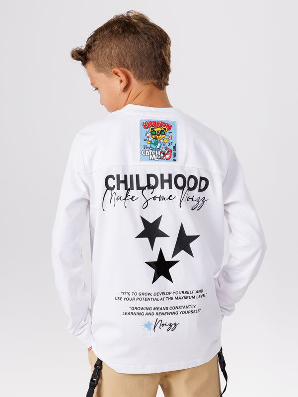 טישרט שרוולים ארוכים לילד CHILDHOOD