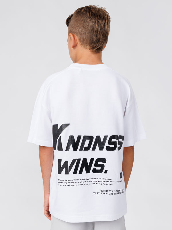 טי שירט אוברסייז לילד KNDNSS WINS
