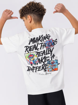 טישרט לילד MAKING REAL DIFFERENCE