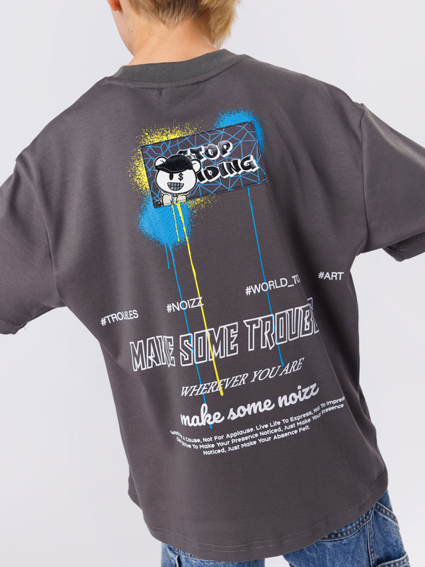 טי שירט לילד TROUBLES