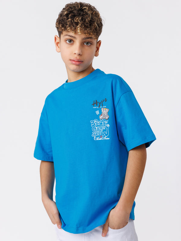 טי שירט הדפס גרפי לילד