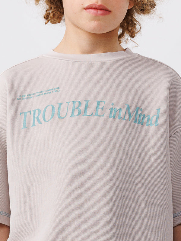 חולצת טישירט לילד TROUBLE IN MIND