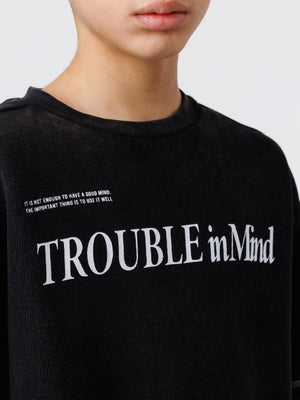 חולצת טישירט לילד TROUBLE IN MIND