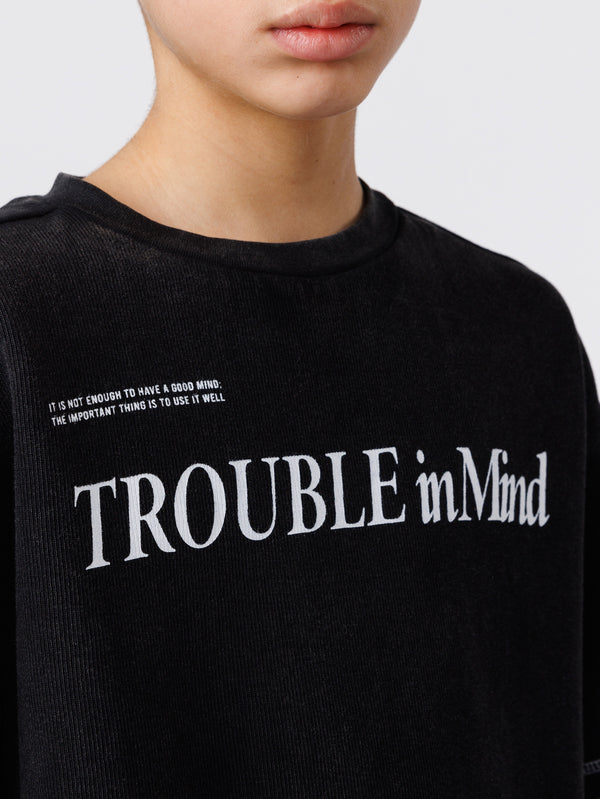 חולצת טישירט לילד TROUBLE IN MIND