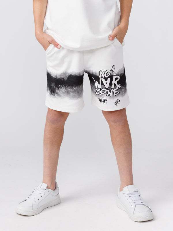מכנסיים קצרים לילד NO WAR