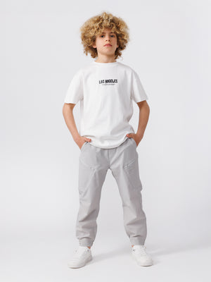מכנסי דגמ"ח לילד SILVER & WHITE
