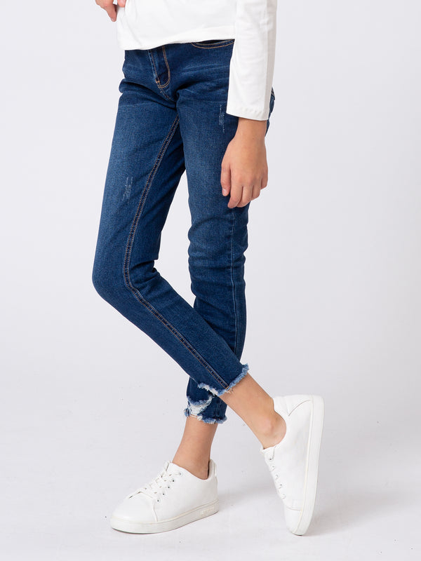 ג`ינס SKINNY במראה שטוף