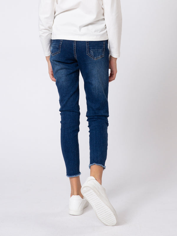ג`ינס SKINNY במראה שטוף