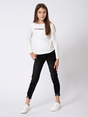 ג`ינס SKINNY במראה שטוף