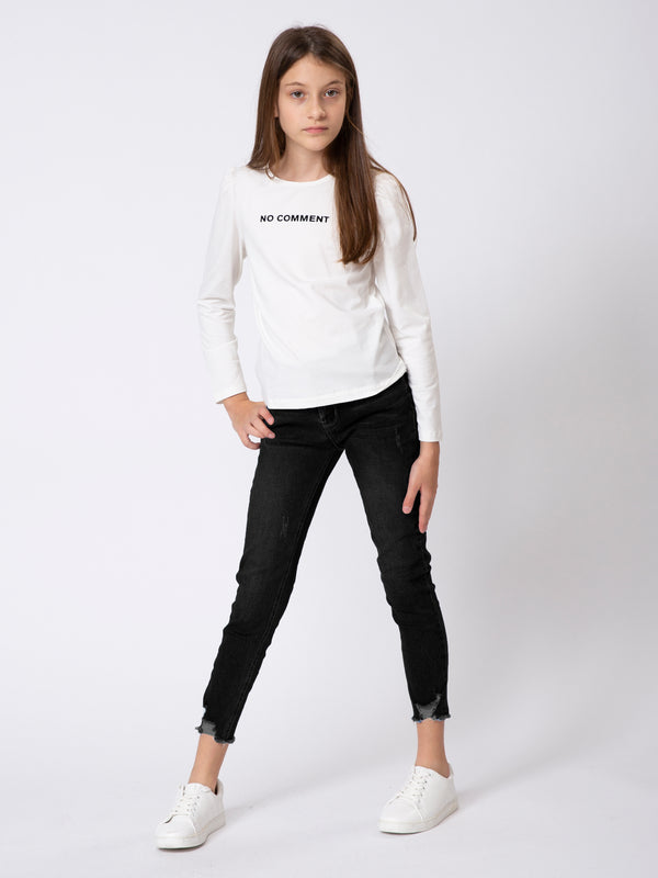 ג`ינס SKINNY במראה שטוף