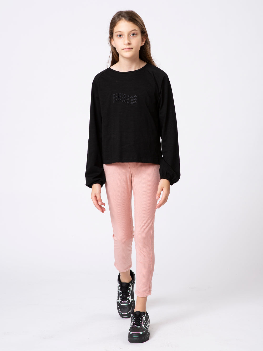 טייץ ריב במראה קטיפה