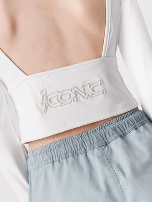 חולצה לילדה גב פתוח ICONIC