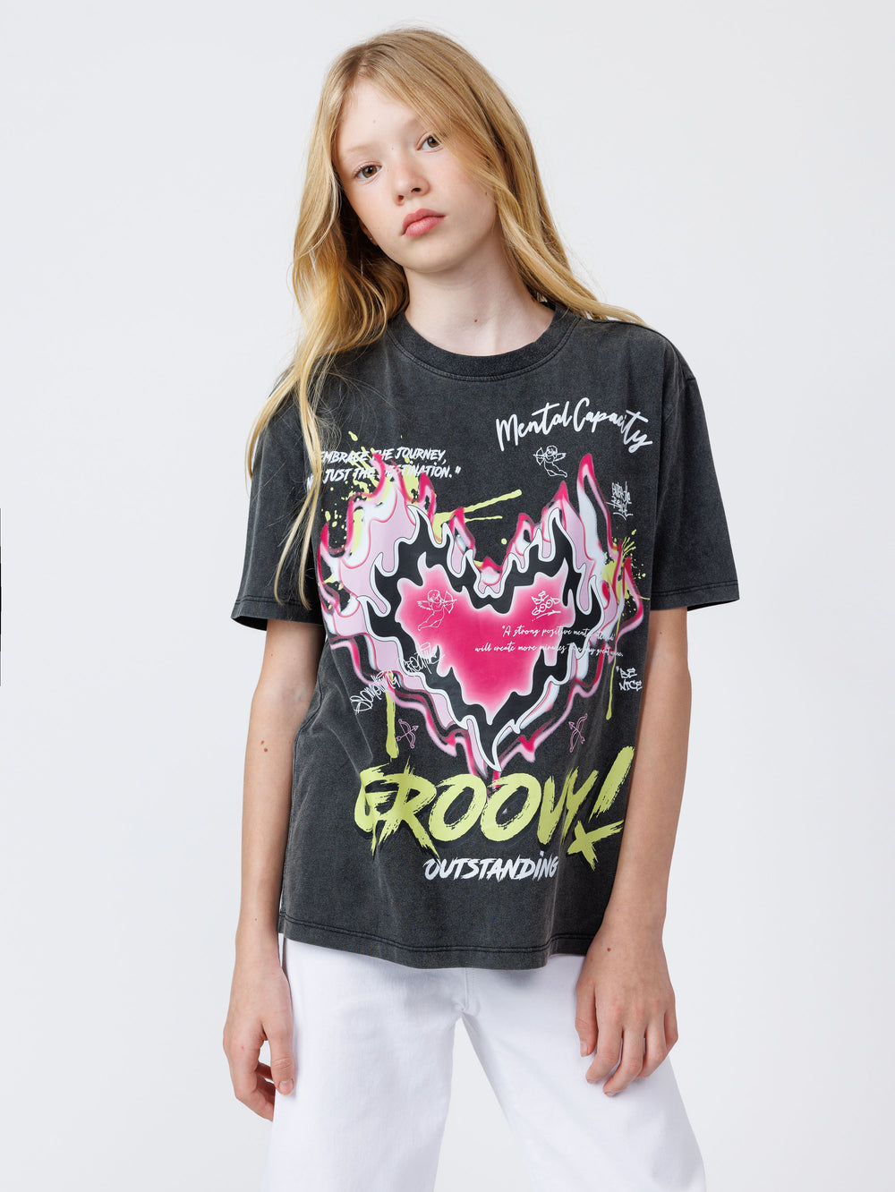 טי שירט לילדה GROOVY