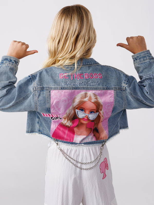 ג''קט ג''ינס לילדה barbie