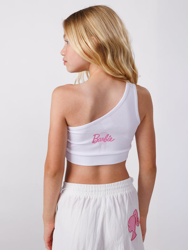 טופ אסימטרי לילדה BARBIE