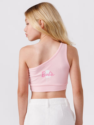 טופ אסימטרי לילדה BARBIE