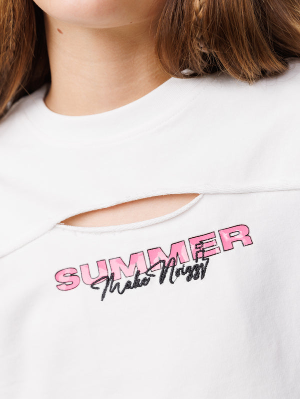 טי שירט לילדה SUMMER