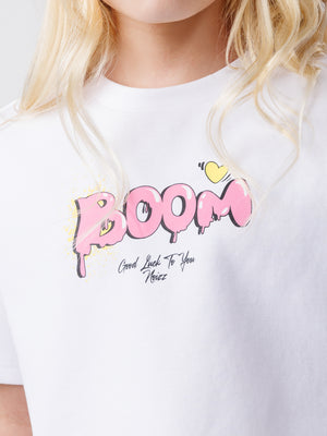 חולצת קרופ לילדה BOOM