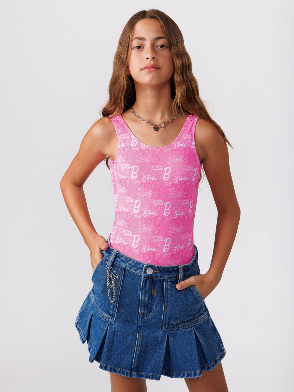 בגד ים שלם לילדה Barbie