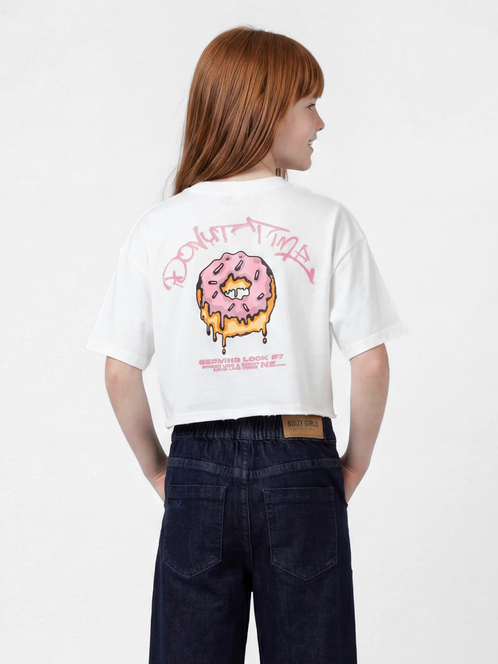 טי שירט DONUT TIME לילדה