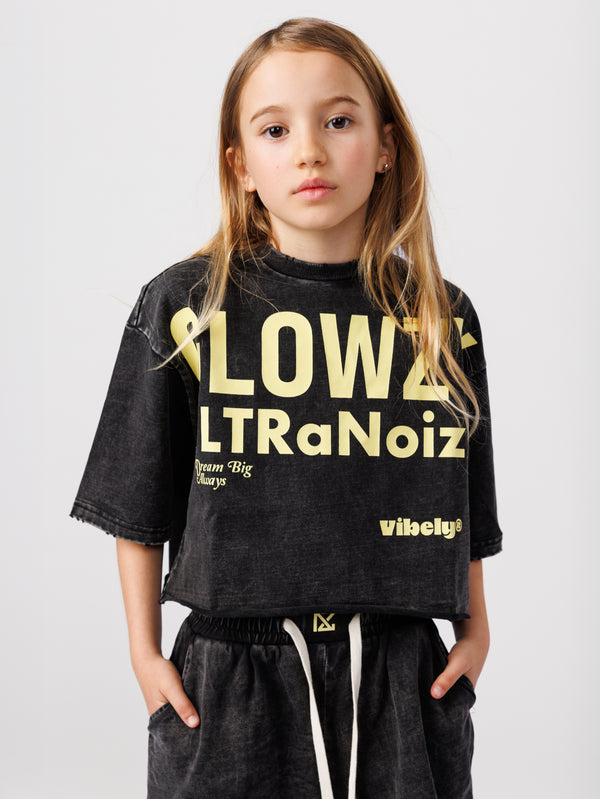 חולצת קרופ לילדה GLOWZY