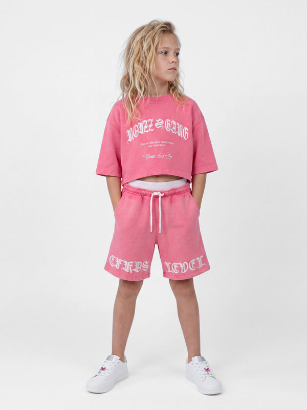 טי שירט PINK VIBES לילדה