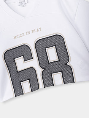 טי שירט בסגנון ספורטיבי לילדה 68