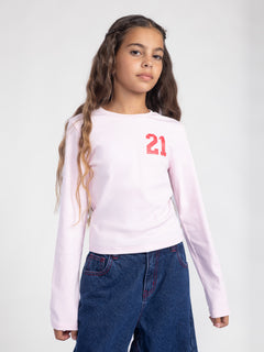 חולצת קרופ 21 לילדה