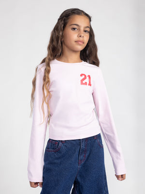 חולצת קרופ 21 לילדה