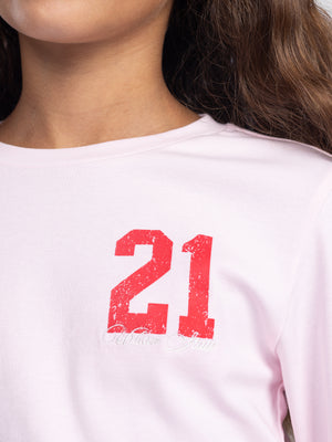 חולצת קרופ 21 לילדה