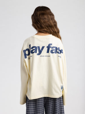 טי שירט PLAY FAST
