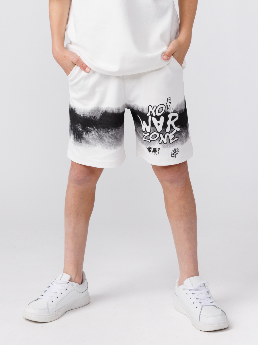 מכנסיים קצרים לילד NO WAR