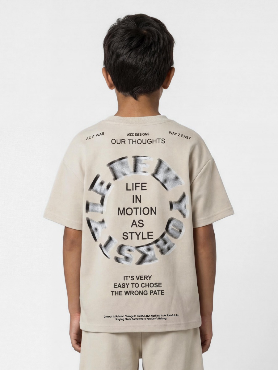 טי שירט לילד LIFE IN MOTION