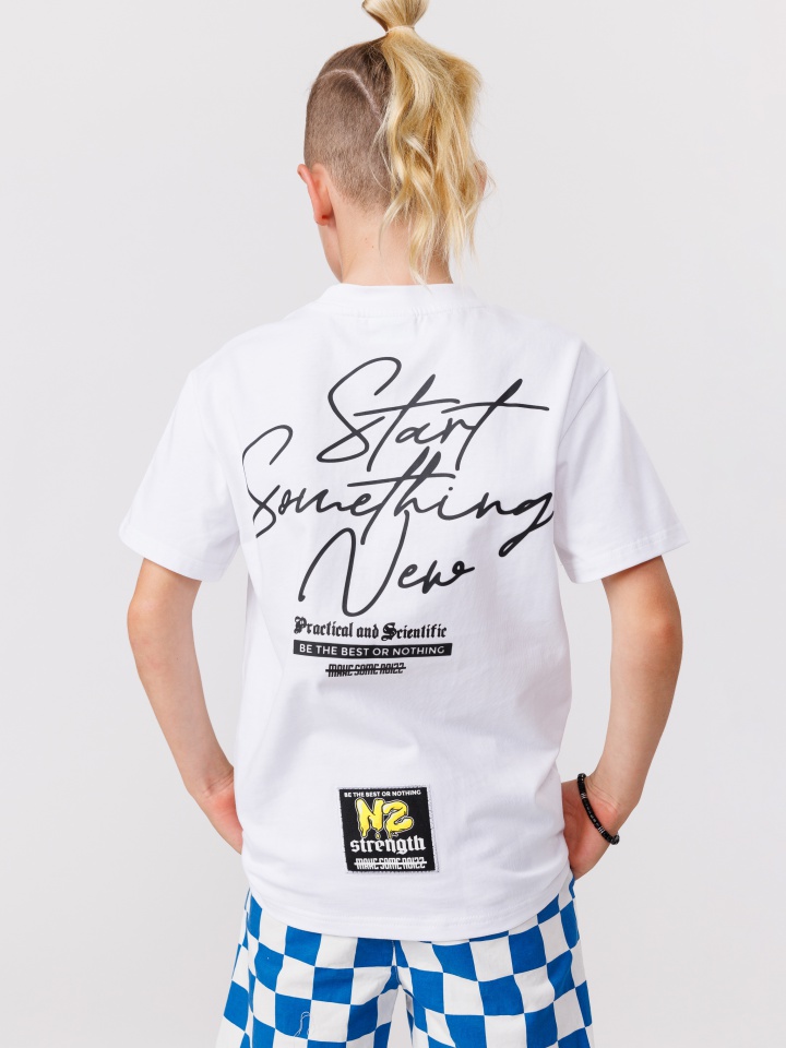 חולצת טי שירט לילד Start Something New
